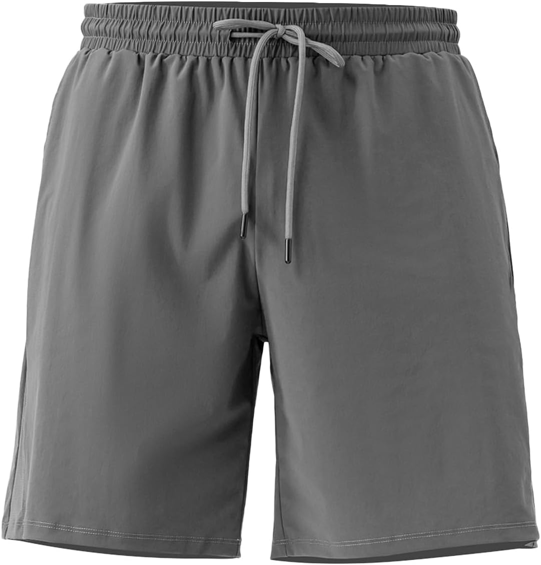 YEL Men's Athletic Gym Shorts with Pockets Basketball Shorts Quick Dry Lightiweight for Workout Running Summer Beach - Image 9