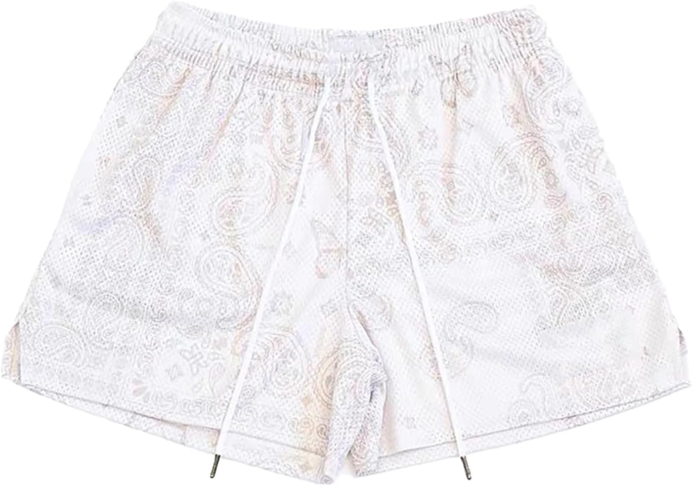 BOOMLEMON Mens Paisley Shorts Mesh Graphic Print Retro Casual Shorts Athletic Gym Basketball Running Short Pants - Image 17