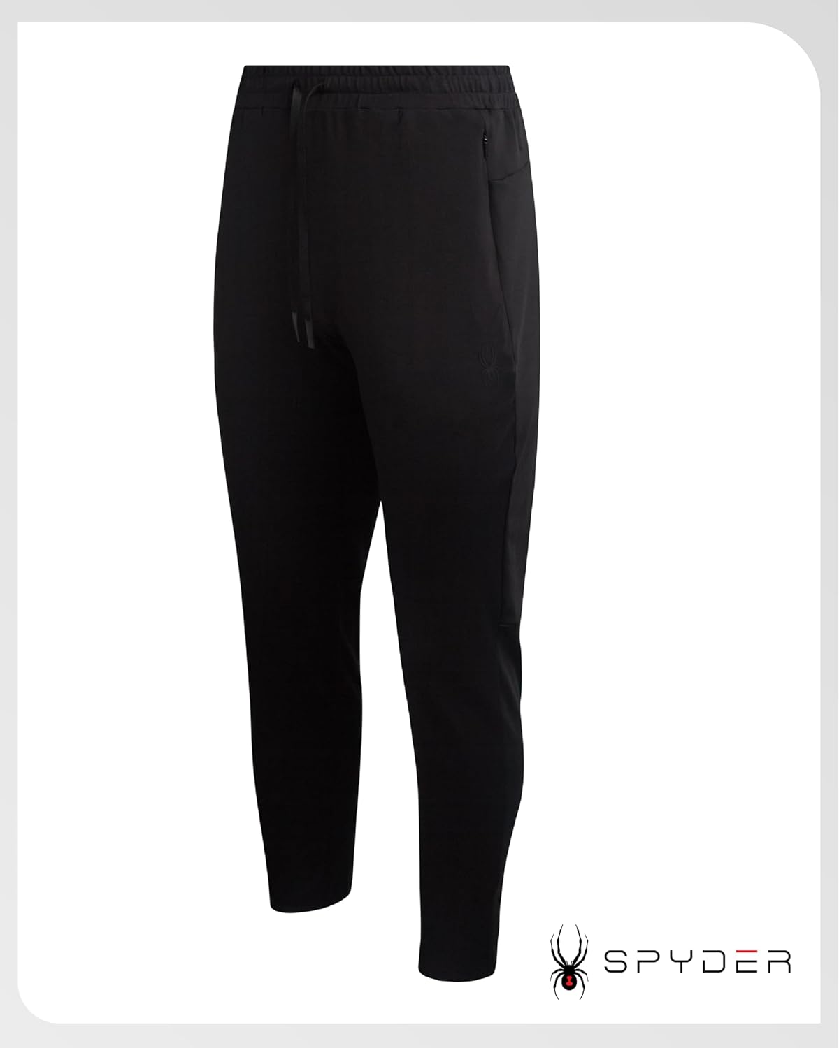 Spyder Mens Jogger Pants - Tech Fleece Joggers with Double Bonded Zip Pockets - Lightweight Active Sweatpants for Men (S-XL) - Image 5