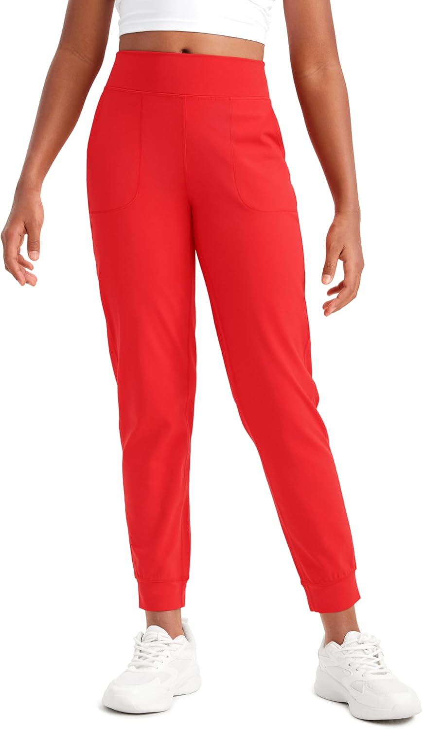 CRZ YOGA Butterlift Girls Joggers with Pockets - Athletic Active Casual Lounge Running Pants for Kids Teen Soft - Image 6