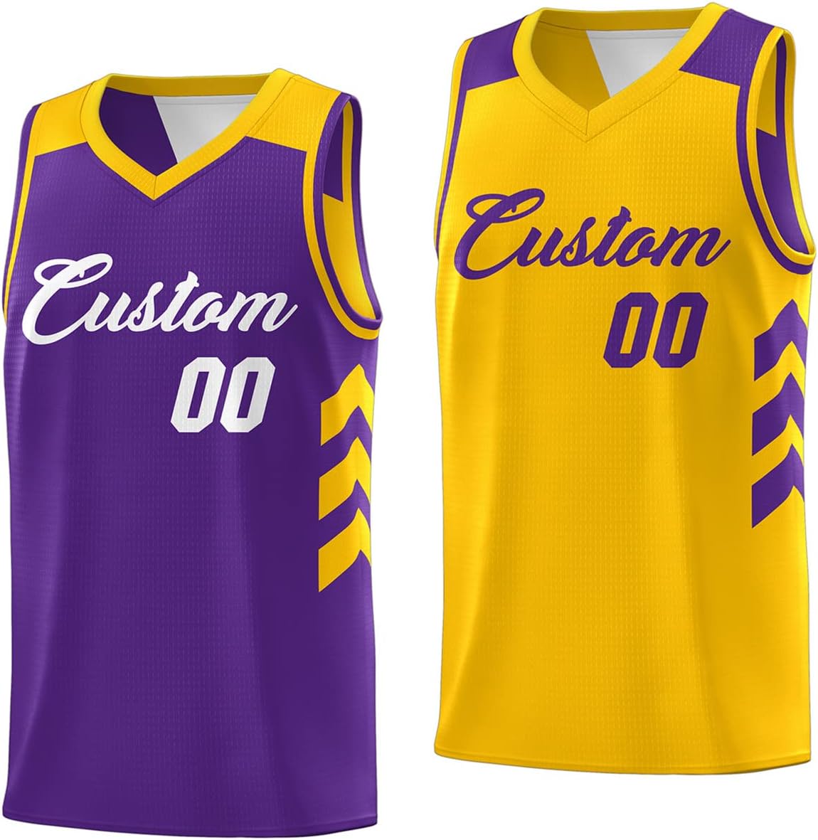 Custom Basketball Jersey - Reversible Sports Vest Add Any Team Name Number Personalized Jersey for Men/Youth - Image 33