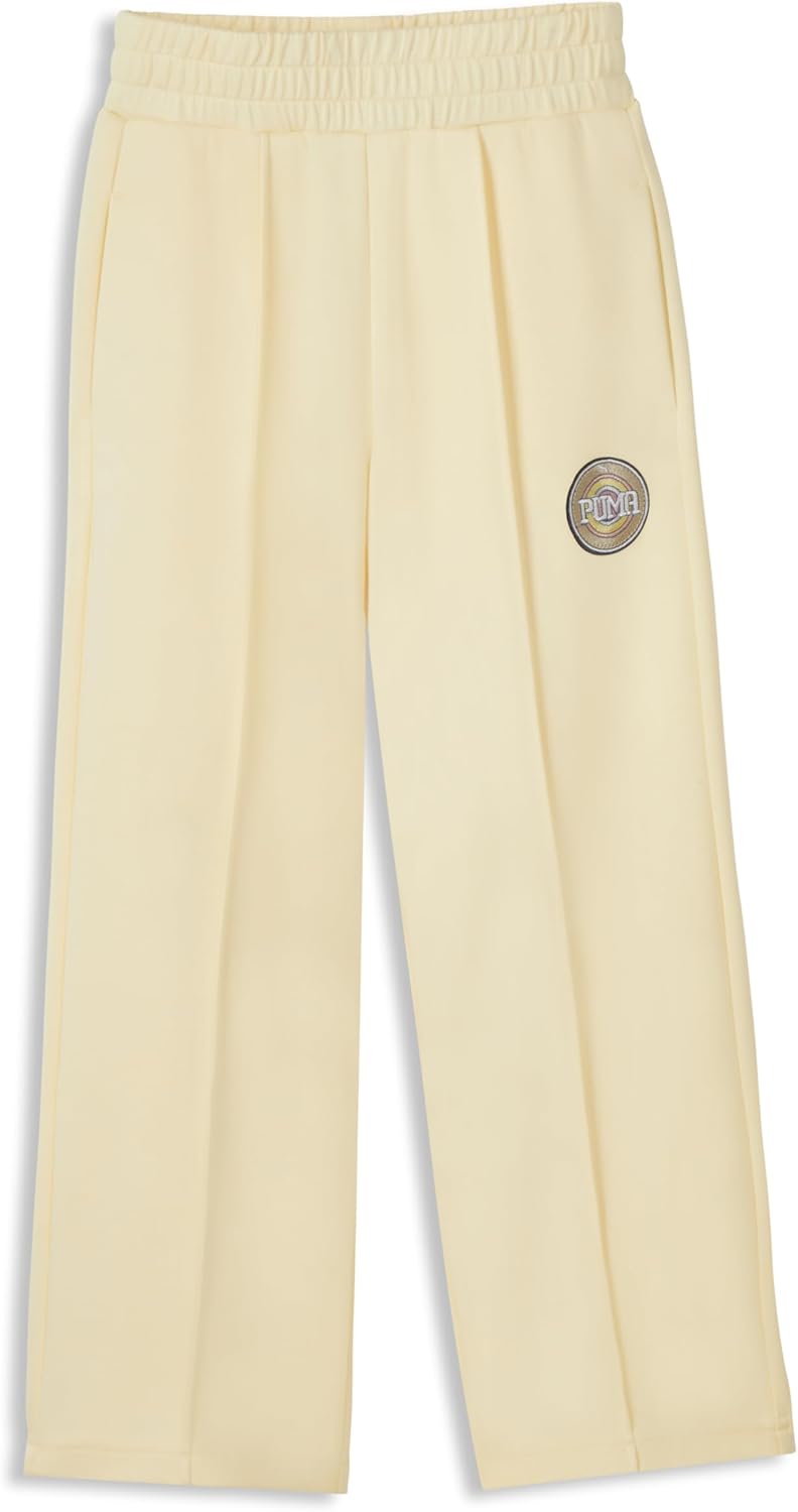 PUMA Girls' Wide Leg Pant, Flare Cut, Elastic Waistband - Image 4