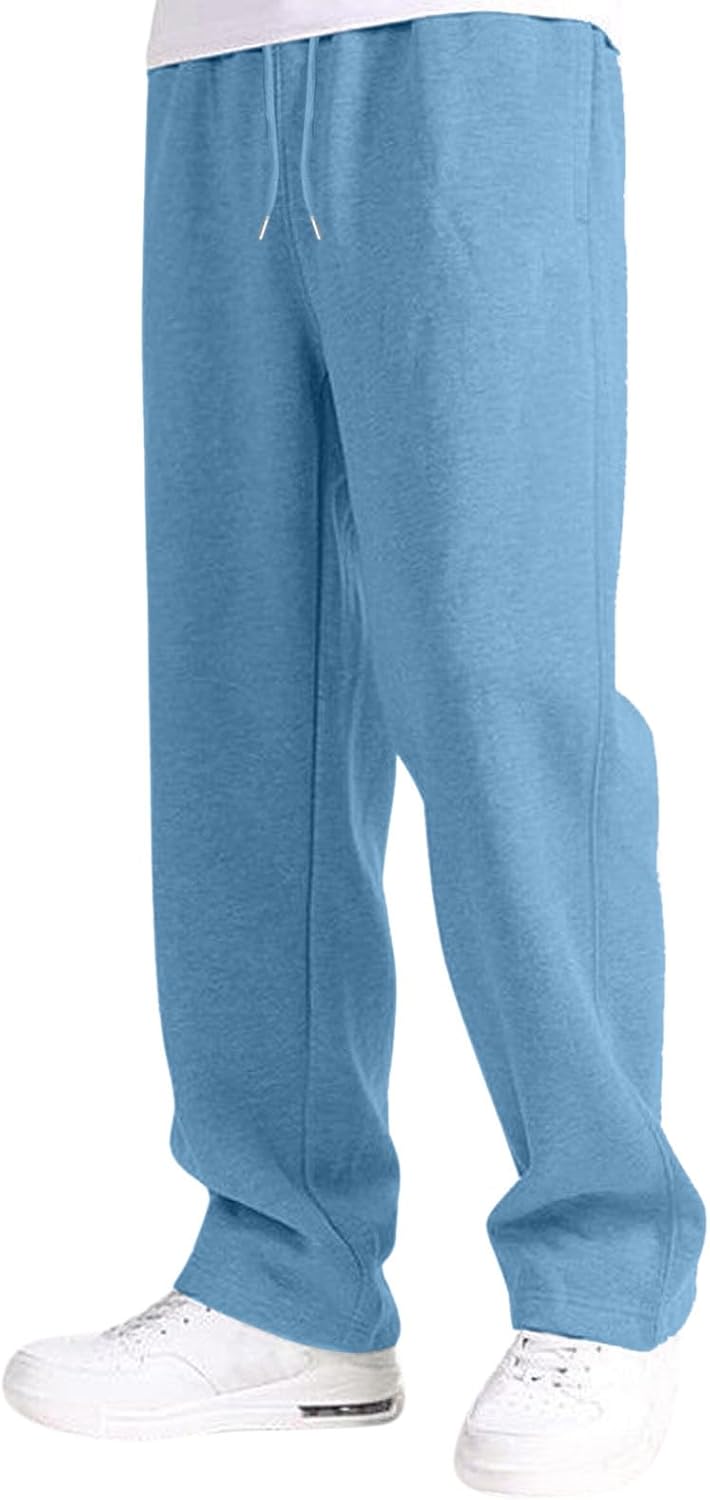 Boy's Fleece Cargo Sweatpants Athletic Basketball Joggers Sweat Pants Drawstring Elastic Waist Open Bottom Pants with Pockets - Image 13