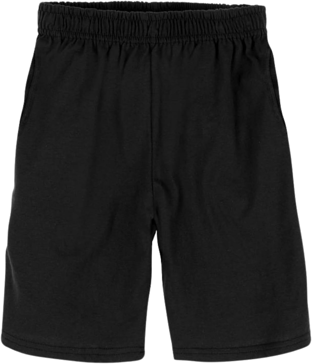 Hanes Boys Jersey Shorts Pack, 2-Pack, Cotton Shorts for Boys with Pockets, Pull-On Shorts - Image 2