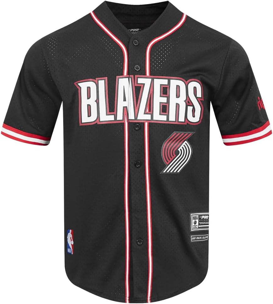 Mens NBA Mesh Button Down Top - Image 48