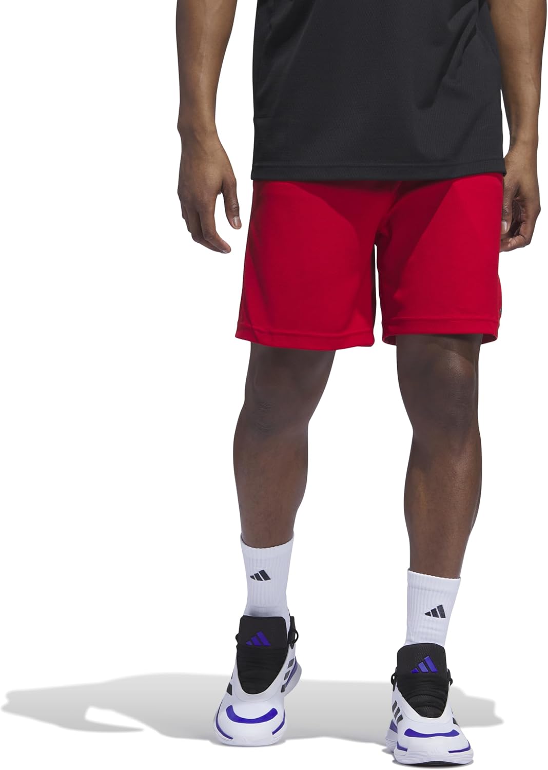 adidas Men's Badge of Sport Basketball Shorts - Image 7