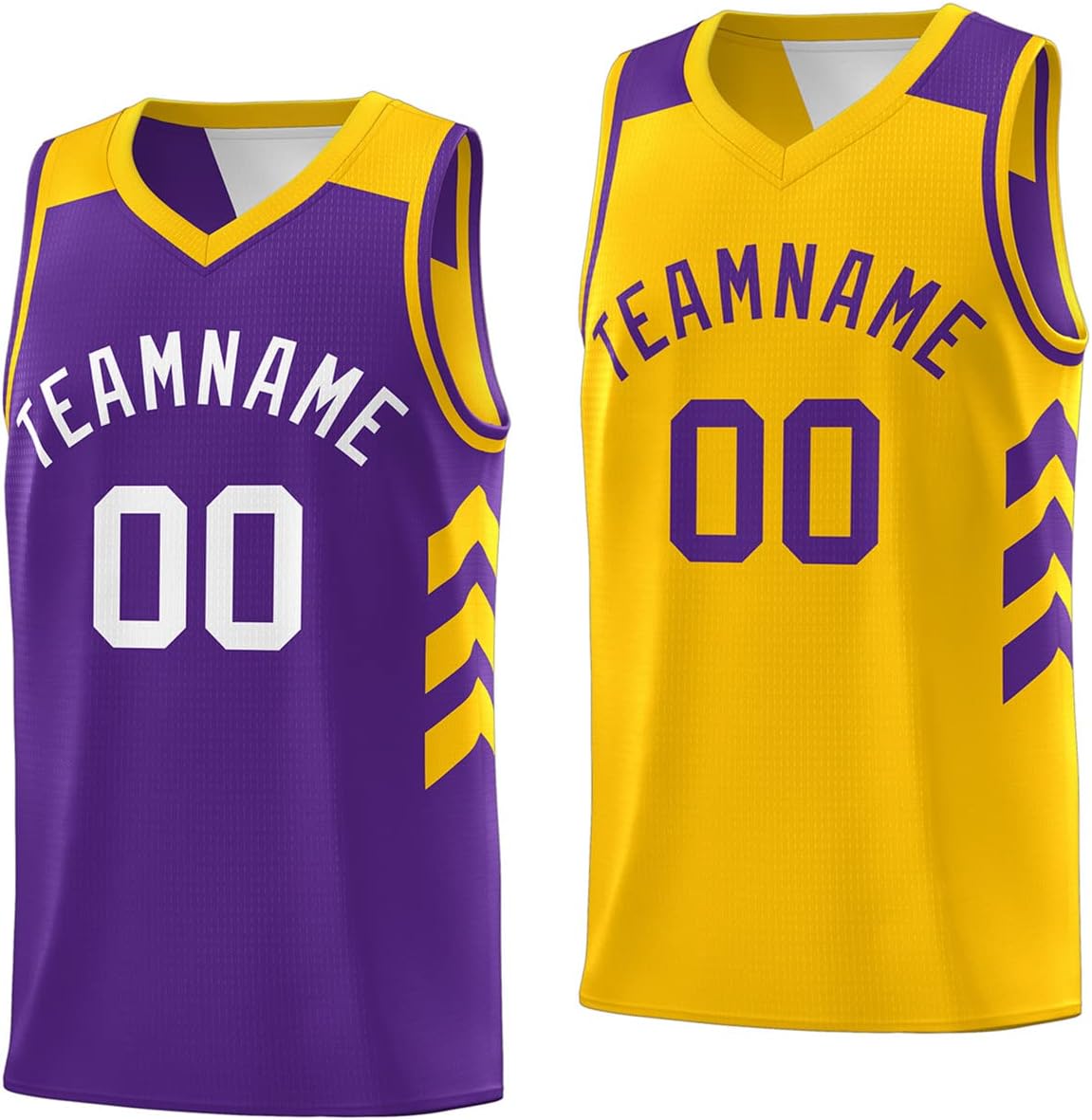 Custom Reversible Basketball Jersey - Personalize Team Uniform Design Your Own Name & Number for Men/Youth - Image 33