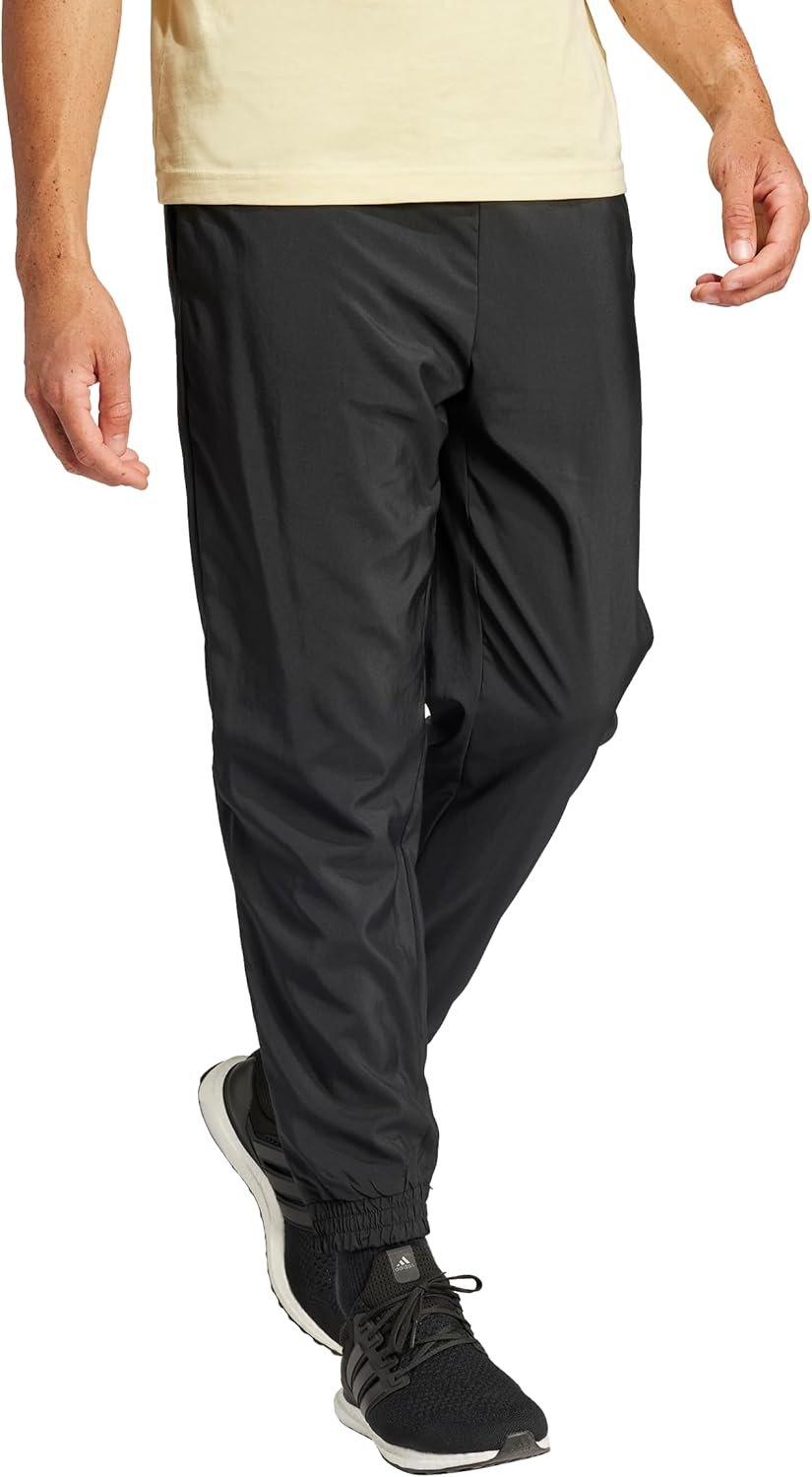 Adidas Men's Essentials Small Logo Elasticated Stanford Pants - Image 7