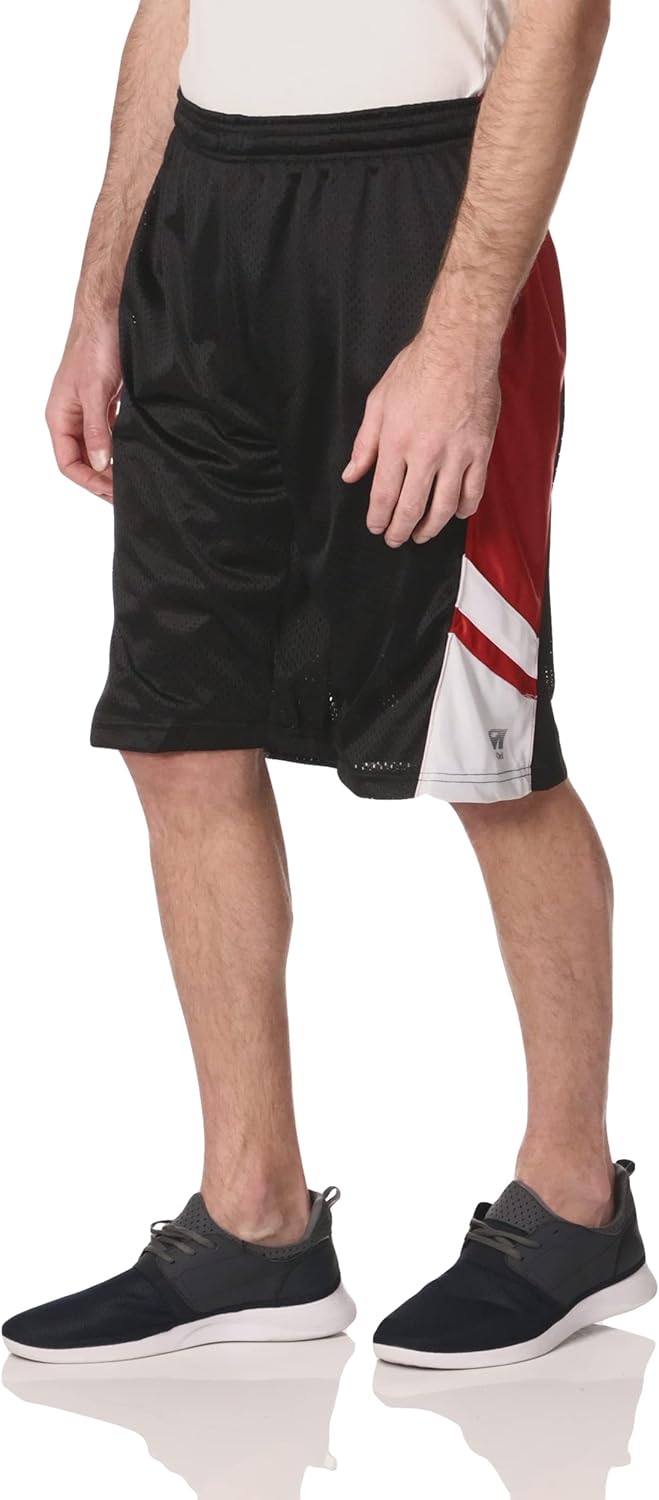Southpole Mens Athletic Gym Basketball Mesh Shorts with Pockets, Inseam 12", Quick Dry, Breathable - Image 9
