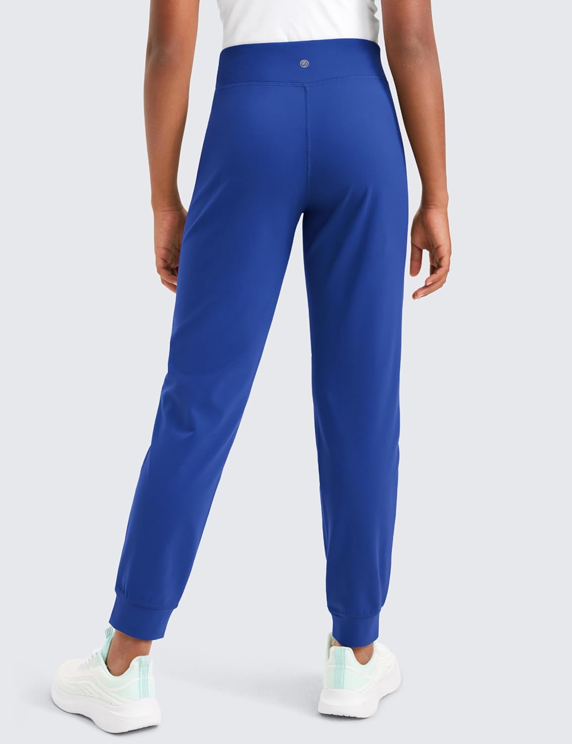 CRZ YOGA Butterlift Girls Joggers with Pockets - Athletic Active Casual Lounge Running Pants for Kids Teen Soft - Image 3