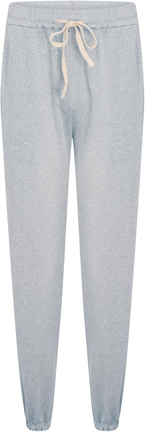 YiZYiF Men's Solid Color Sweatpants with Pockets Cotton Joggers Sports Pants Basketball Jogging Trousers - Image 3