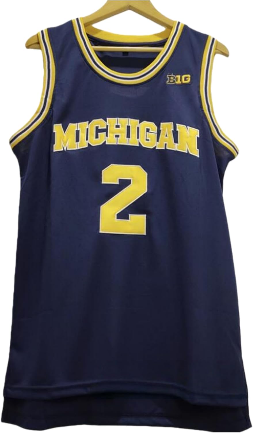 Men's State College #2 Retro Vintage Throwback Basketball Jersey Embroidered - Image 2