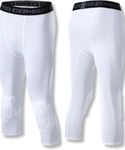 Perfect Part Mens Baseball Pants - Men's Basketball Compression Tights, Breathable Workout Compression Pants for Men