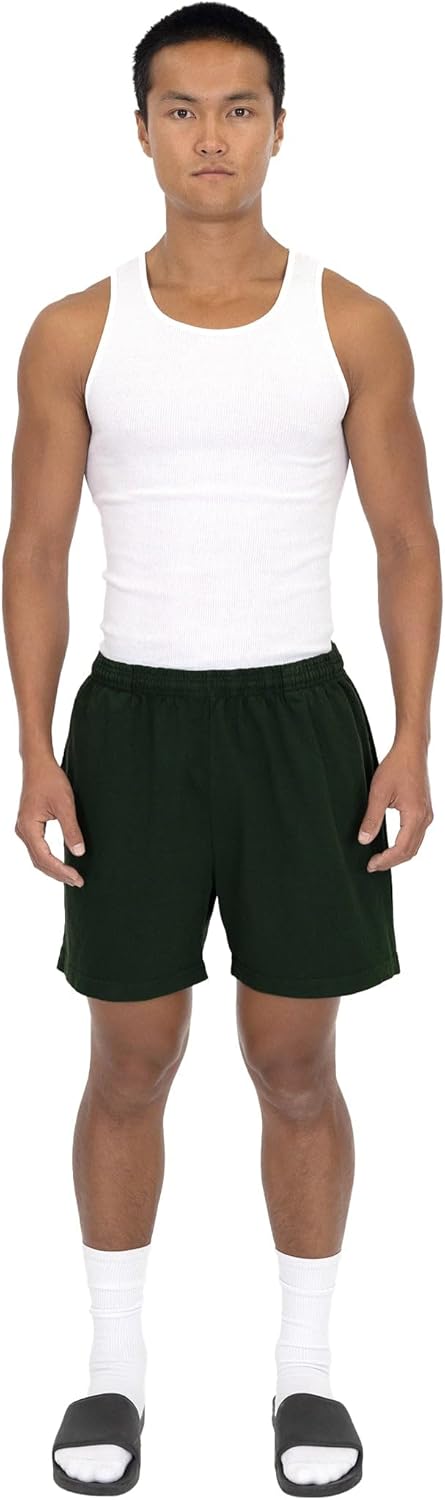 LOS ANGELES APPAREL 1242GD - Heavy Jersey Gym Men's Shorts - Athletic Mens Basketball Shorts - Image 15