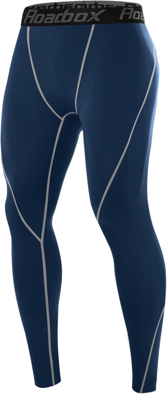 Roadbox Men’s Compression Pants Running Tights, Performance Sports Workout Leggings, Athletic Base Layer for Gym Basketball - Image 15