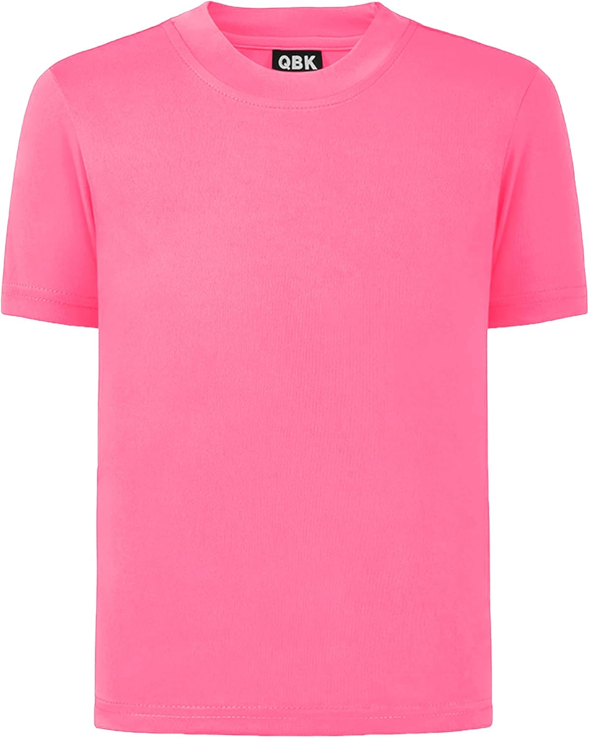 QBK 2T to Youth Neon Shirt Kids UPF 50+ Dry Fit Athletic Short Sleeve Rash Guard T Shirts for Boys Girls Sports Undershirt - Image 11