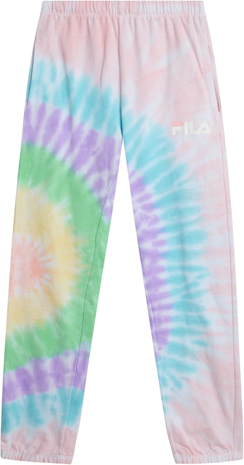 Fila Girls Sweatpants - Soft Cotton Blended Sweatpants for Girls with Drawstring Waist and Pockets - Fashion Kids Joggers - Image 10