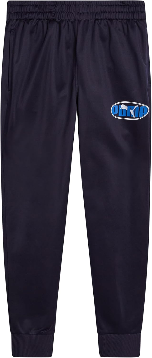 PUMA Active Boys Pants - Athletic Tricot Youth Kids Boys Jogger Sweatpants with Pockets and Elastic Waistband (Sizes: 8-20) - Image 8
