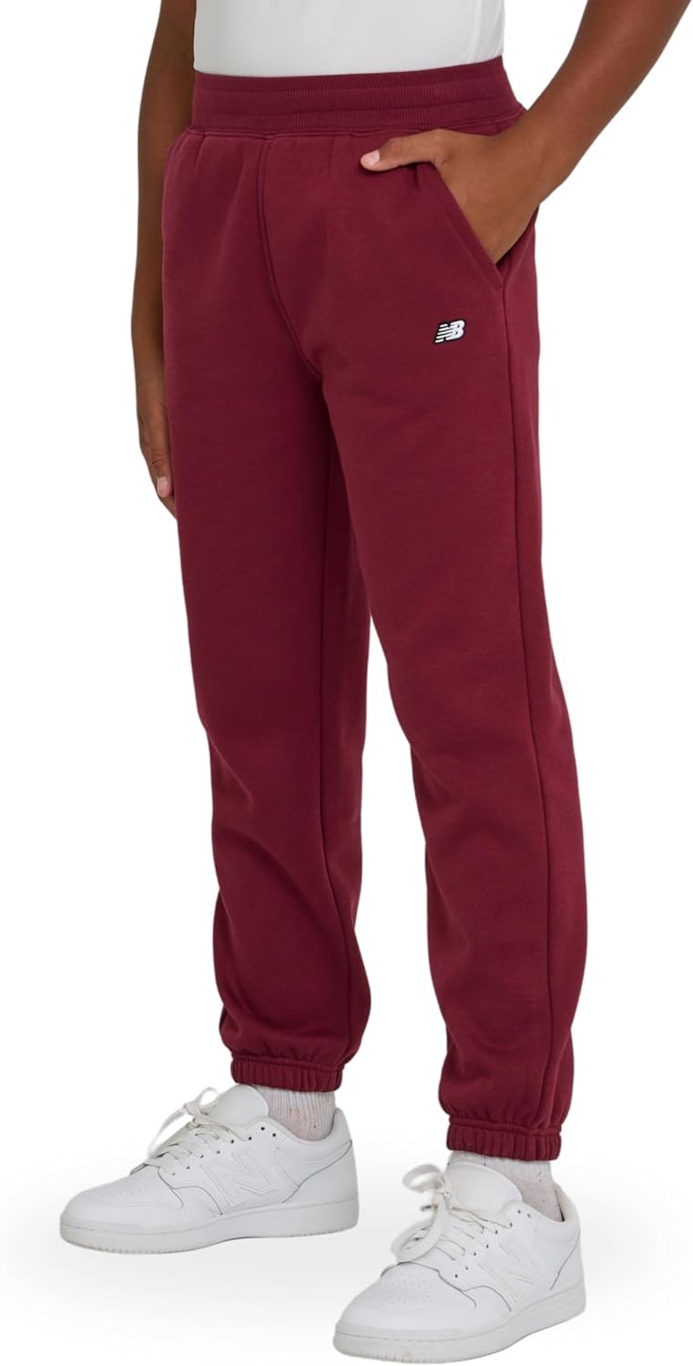 New Balance Boys Relaxed Fit Joggers – Kids Soft Cotton Blend Fleece Athletic Sweatpants with Pockets (Size 4-20) - Image 8