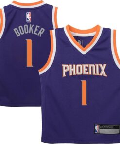 Devin Booker Phoenix Suns NBA Kids 4-7 Purple Icon Edition Player Jersey