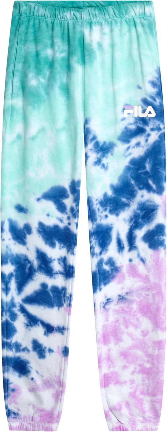 Fila Girls Sweatpants - Soft Cotton Blended Sweatpants for Girls with Drawstring Waist and Pockets - Fashion Kids Joggers - Image 12