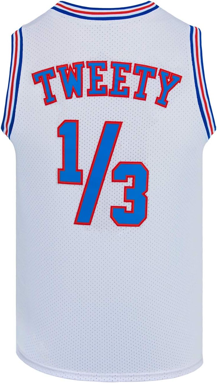 CNALLAR Youth Basketball Jersey 1/3 Tweety Space Movie Jersey 90S Shirts for Kids - Image 5