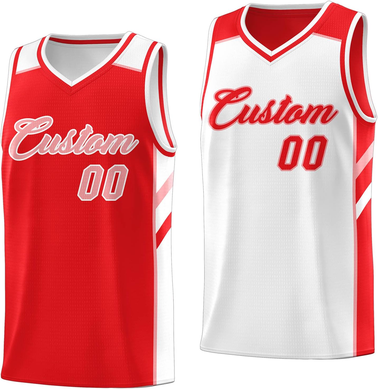 Custom Basketball Jersey - Reversible Sports Vest Add Any Team Name Number Personalized Jersey for Men/Youth - Image 35