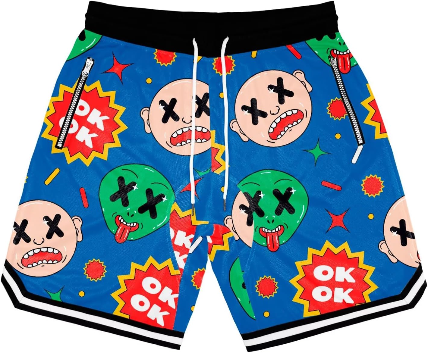 Mens Floral Print Basketball Shorts Lightweight Mesh Gym Shorts Graphic Sports Athletic Drawstring Short - Image 30