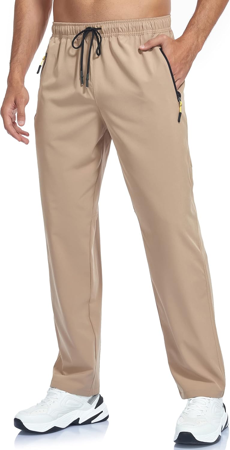 Men's Lightweight Hiking Pants Breathable Quick Dry Fit Waterproof Camping Fishing Running Athletic Active Jogger Pant - Image 12