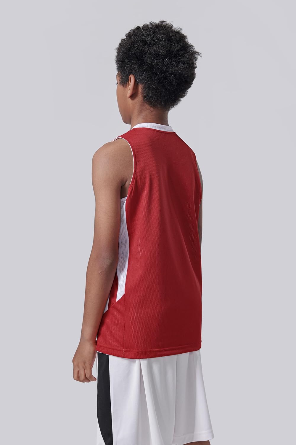 Youth Boys Reversible Mesh Performance Athletic Basketball Jerseys Blank Team Uniforms for Sports Scrimmage - Image 3