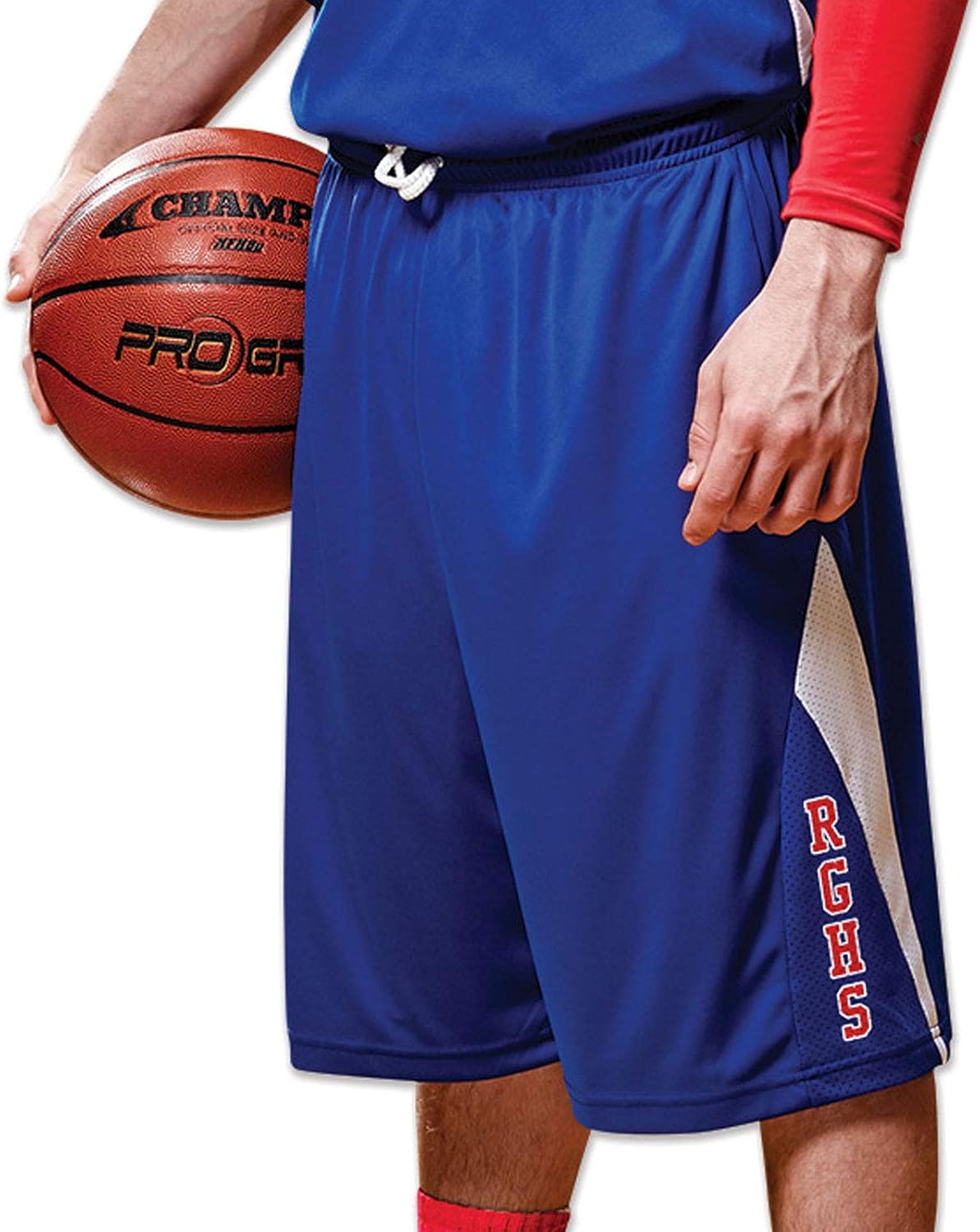 CHAMPRO Boys' Youth Pivot Reversible Basketball Shorts - Image 2