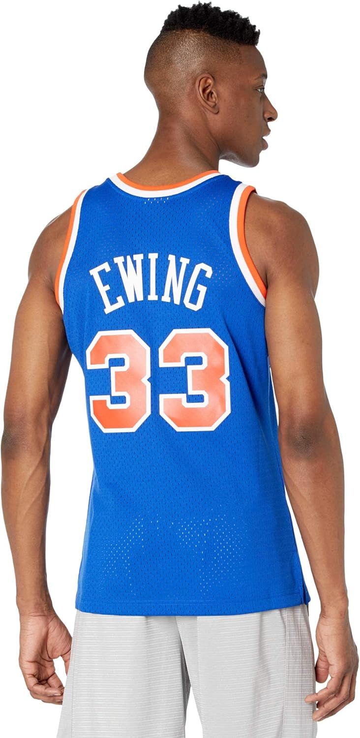 New York Knicks Patrick Ewing 1991 Road Swingman Jersey - Image 5