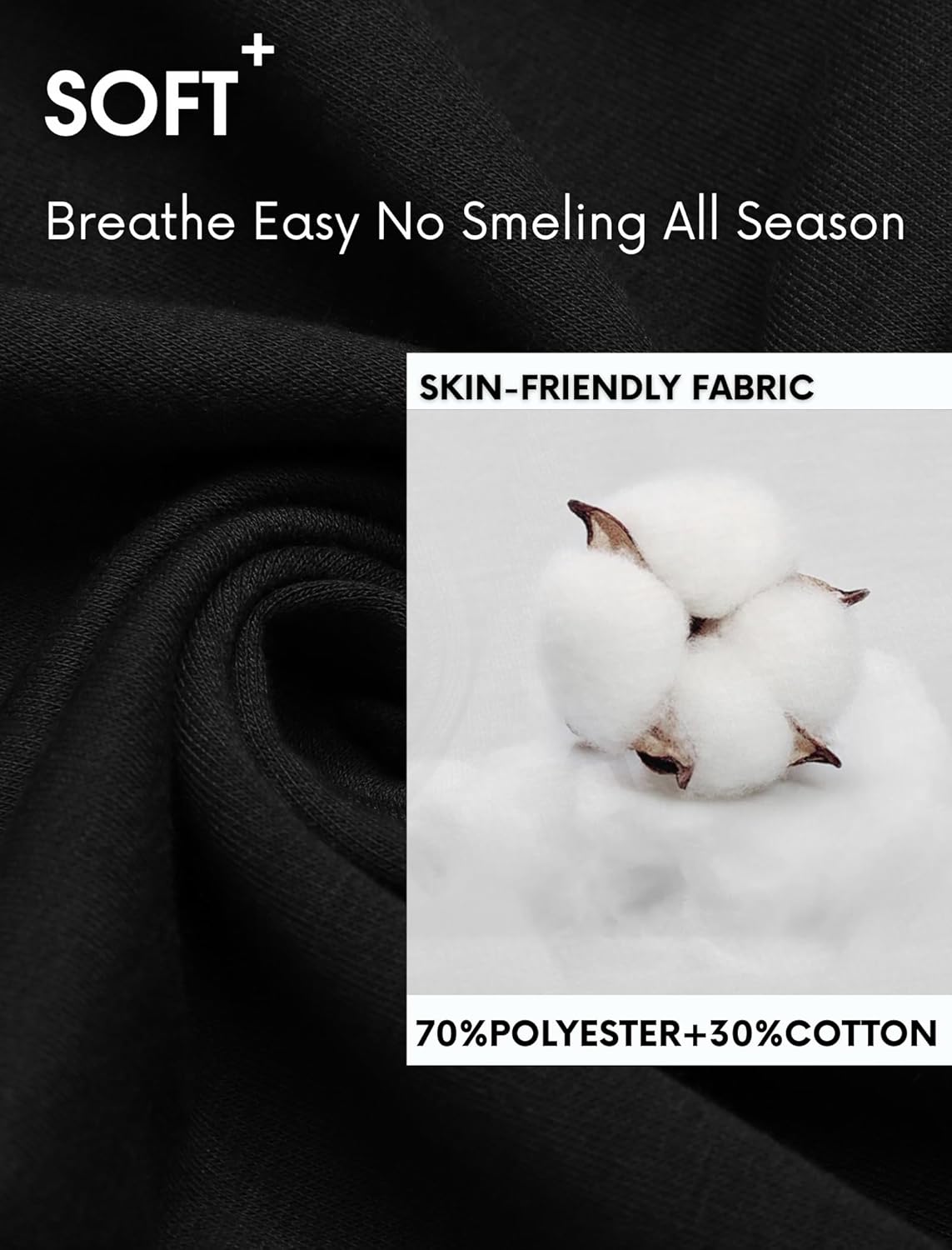 Deyeek Men's Tear Away Pants 2 Side Snap Open Bottom Sweatpants Loose Fit Casual Post Surgery Pants with Pockets - Image 5