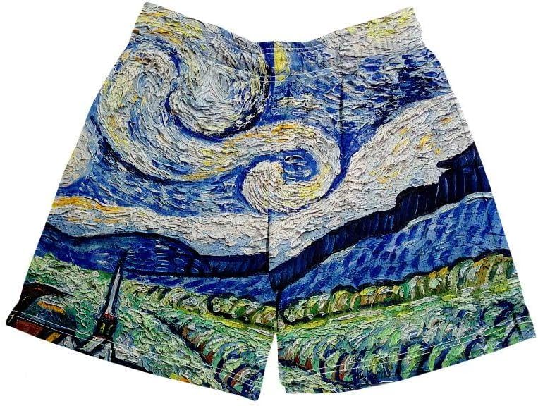 Men's Camo Mesh Graphic Athletic Shorts Lightweight Quick-Dry Breathable Workout Running Shorts with Pockets - Image 2