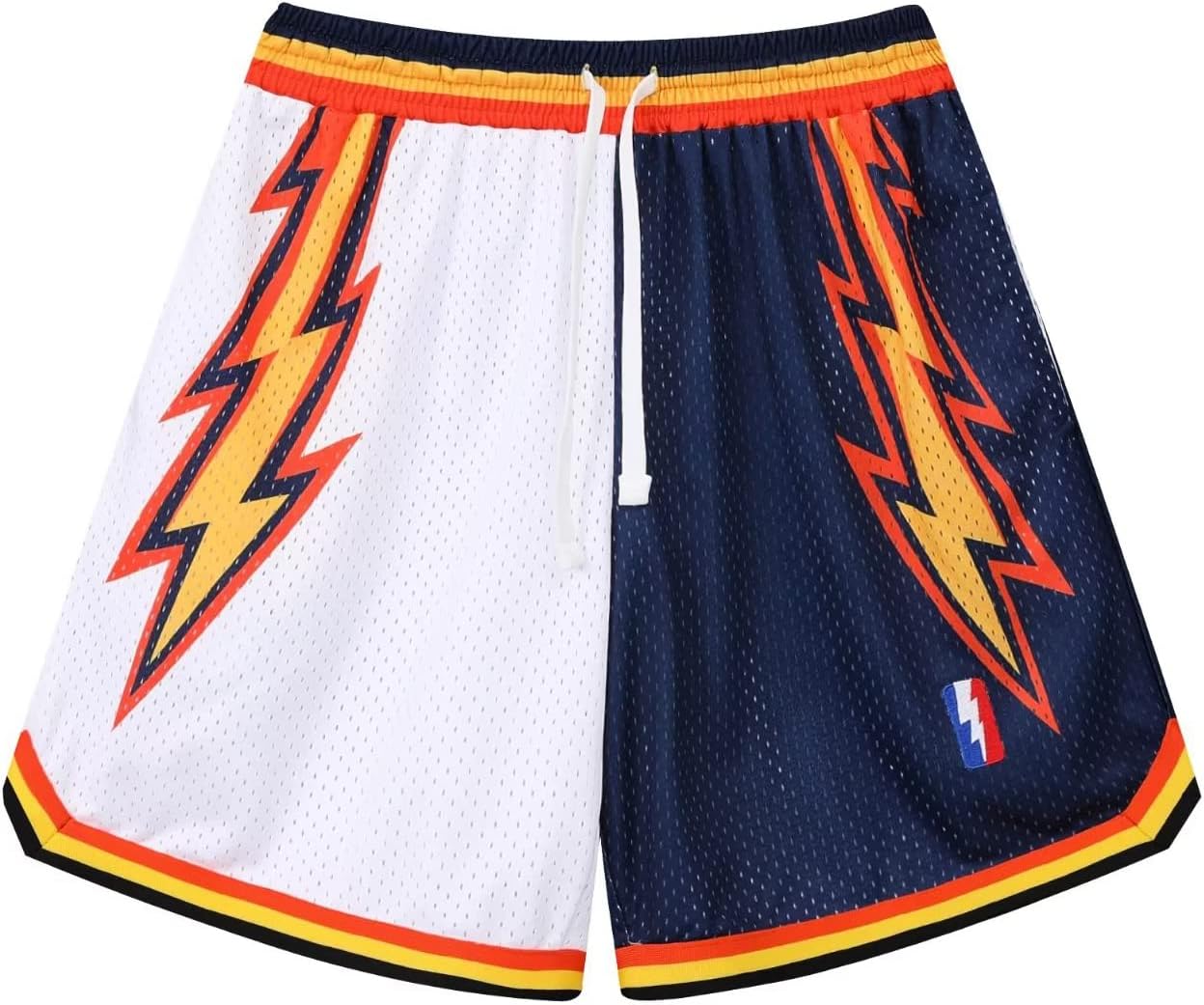 BOOMLEMON Men's Basketball Shorts Gym Training Workout Athletic Shorts Mesh Graphic Print Running Short Pants - Image 17