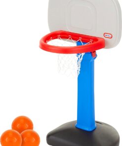 Little Tikes Easy Score Basketball Set, Blue, 3 Balls - Amazon Exclusive, 23.75 x 22 x 61 inches