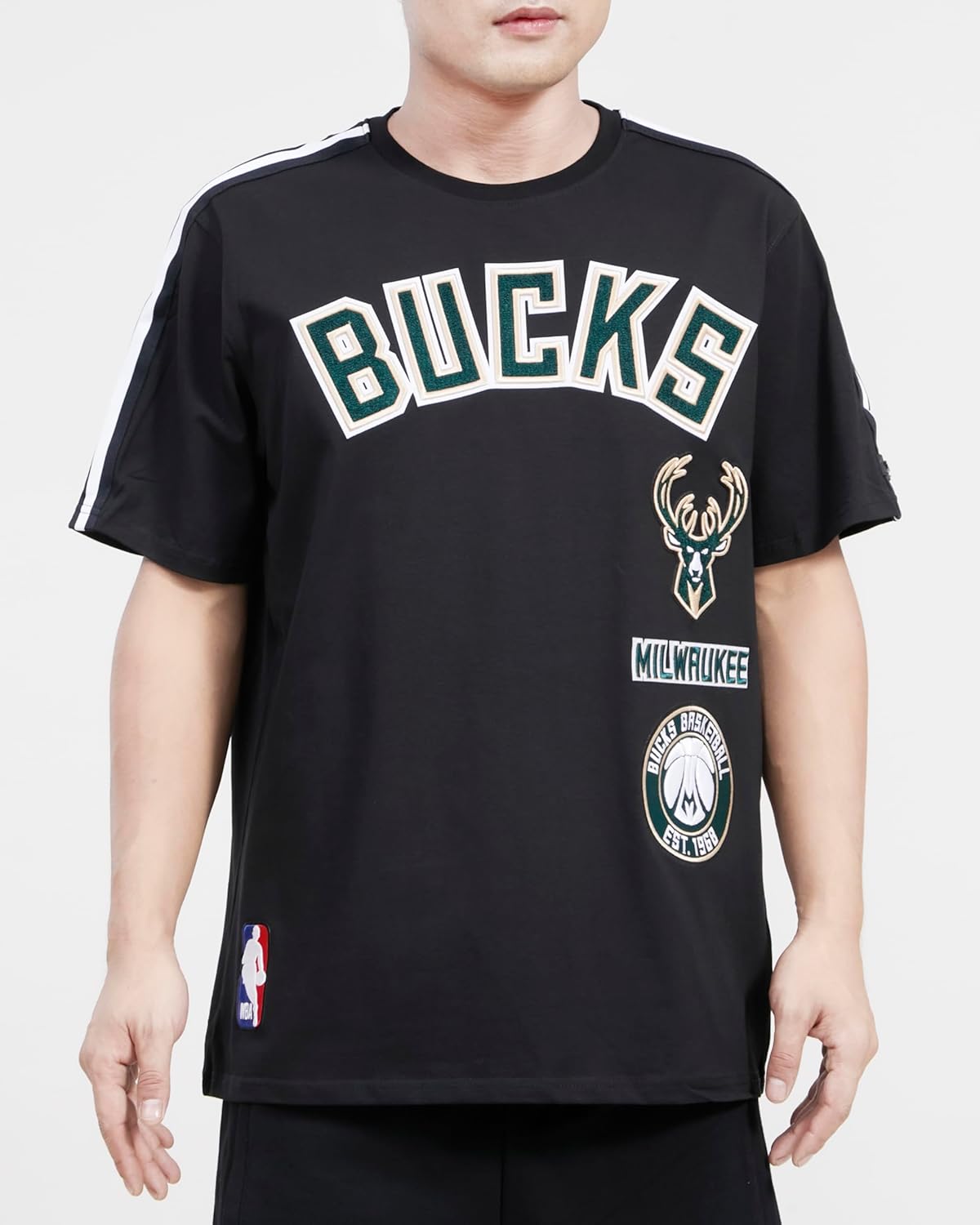 Mens NBA Retro Classics Cotton Taping Tee - Image 20