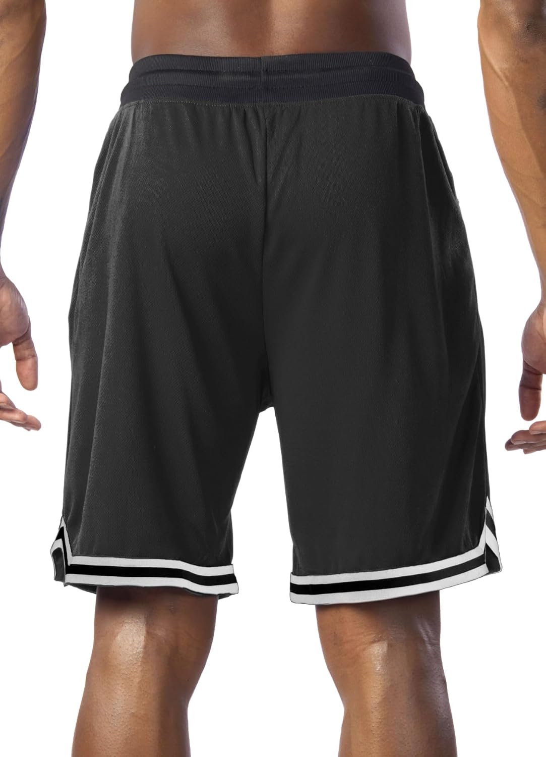 Men's Basketball Shorts.Breathable, Stretchy, Quick-Dry with Zipper Pocket - Image 2
