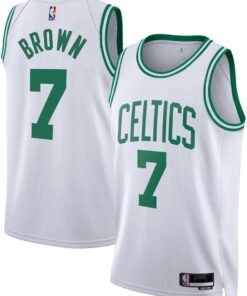 Outerstuff Jaylen Brown Boston Celtics NBA Kids Youth 8-20 Association Edition White Swingman Jersey