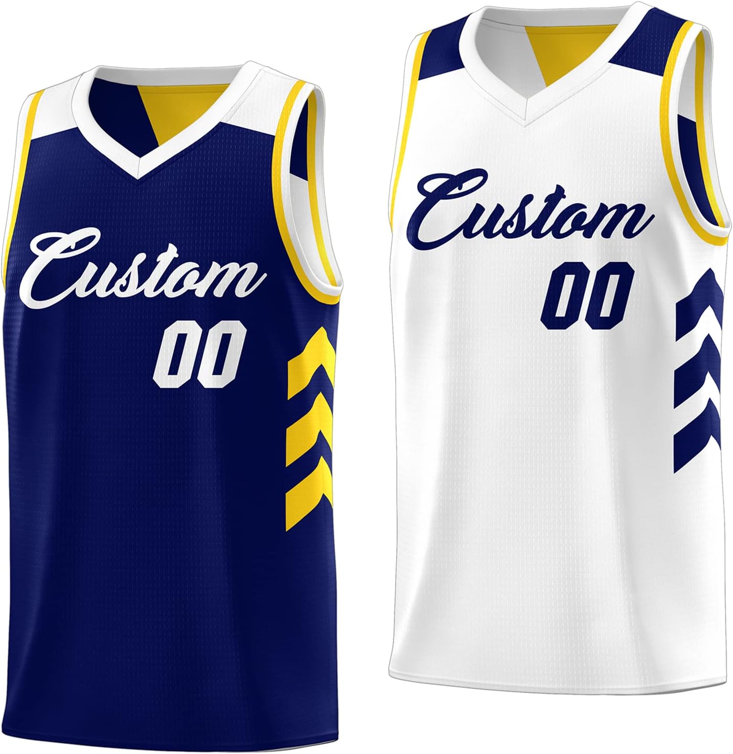 Custom Basketball Jersey - Reversible Sports Vest Add Any Team Name Number Personalized Jersey for Men/Youth - Image 26