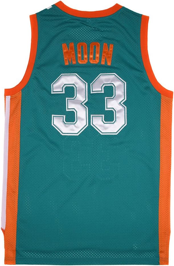 BOROLIN Mens Basketball Jersey #33 Jackie Moon Flint Tropics 90s Movie Shirts - Image 2