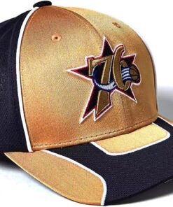 Mitchell & Ness Philadelphia 76ers NBA Jersey Snapback Cap, Adjustable Hat Gold Black
