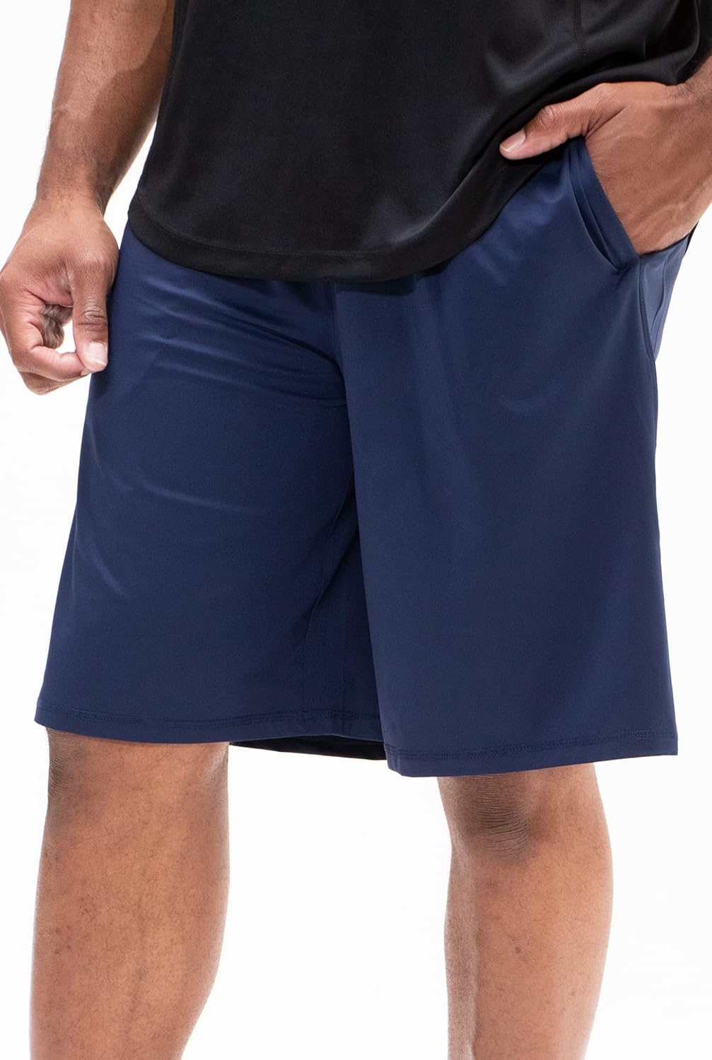 DEVOPS Men's 2-Pack Loose-Fit 10" Workout Gym Shorts with Pockets - Image 4