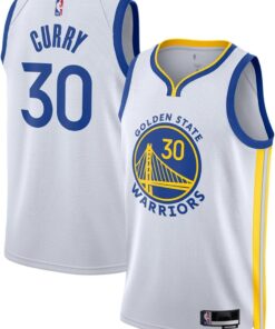 Stephen Curry Golden State Warriors NBA Kids Youth 8-20 Association Edition White Swingman Jersey
