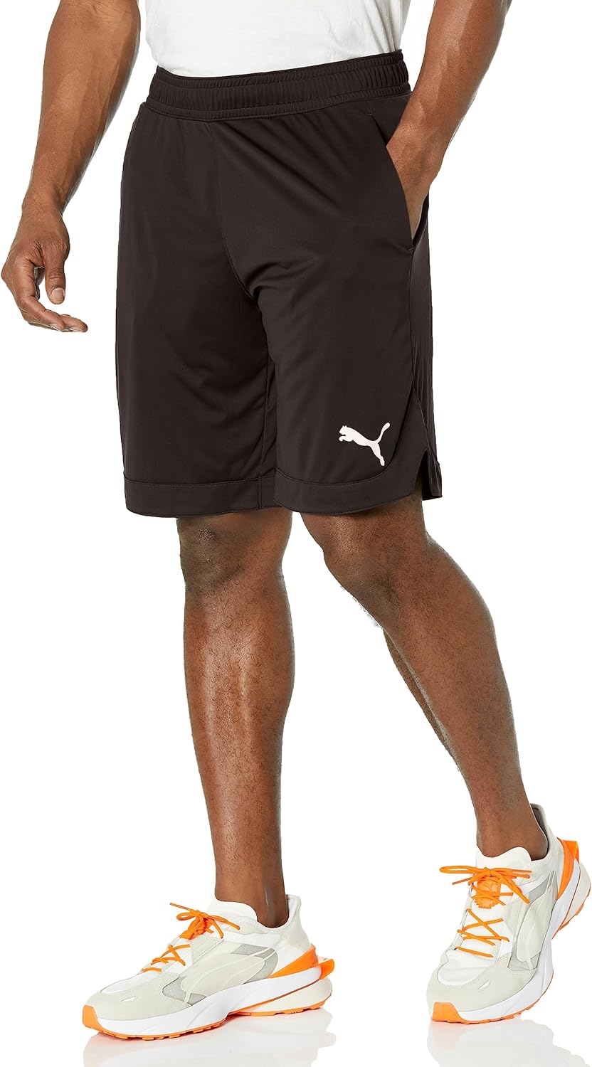 PUMA Mens Rtg Shiny Fabric 10" Shorts (Available in Big & Tall)