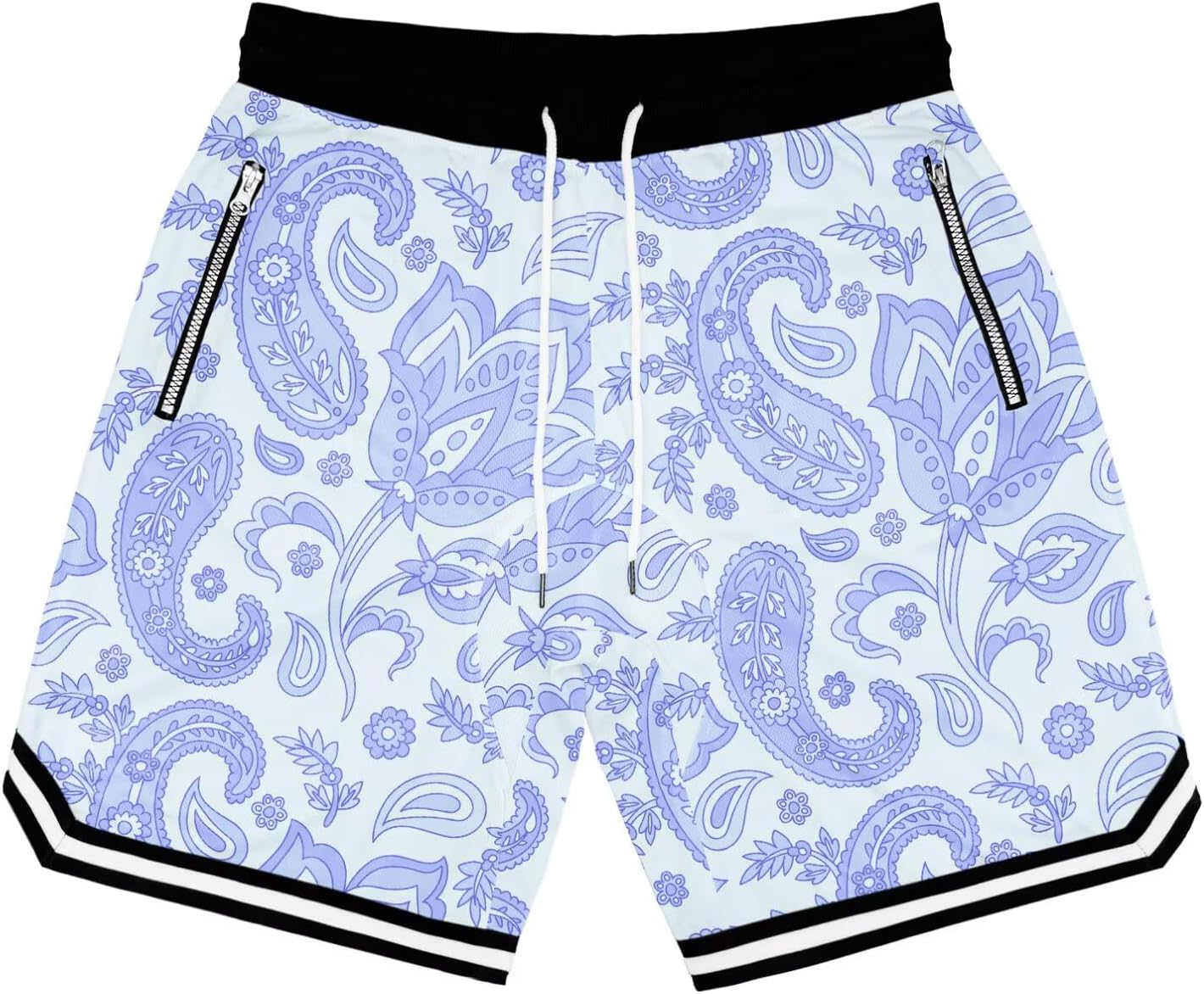 Mens Floral Print Basketball Shorts Lightweight Mesh Gym Shorts Graphic Sports Athletic Drawstring Short - Image 37