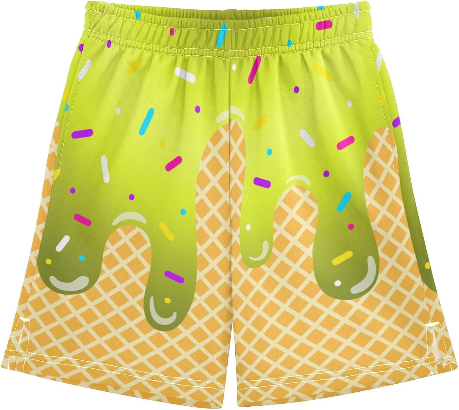 Boys Athletic Shorts Basketball Shorts Ice Cream Hiking Gym Shorts with Pocket for Outdoor Activity 7-15Y - Image 8