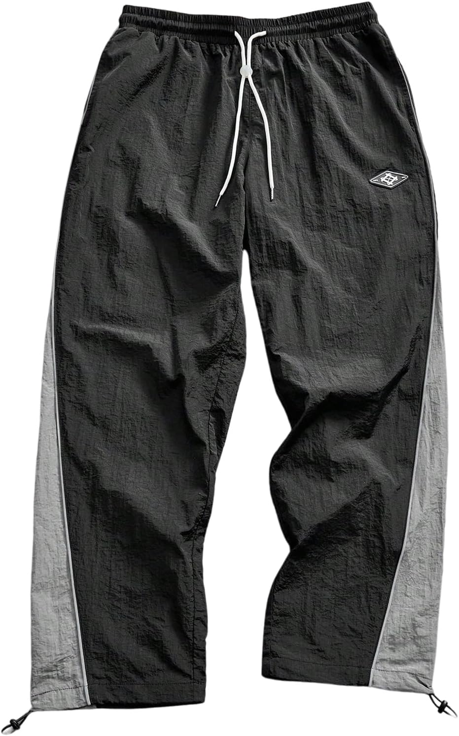 SOLY HUX Men's Parachute Track Pants Baggy Sweatpants Casual Workout Athletic Joggers with Pockets - Image 8