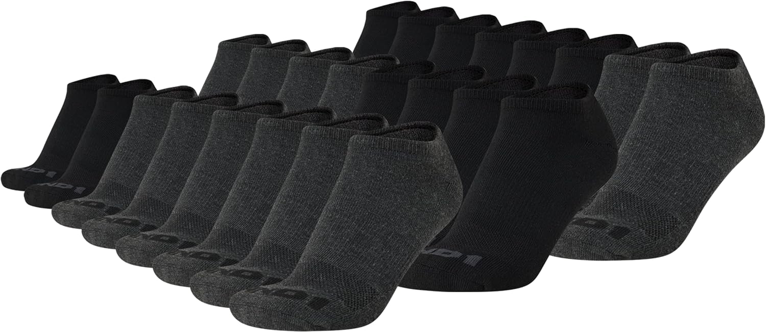 AND1 Men's Socks - Athletic Cushion Low Cut Socks (24 Pack) - Image 8
