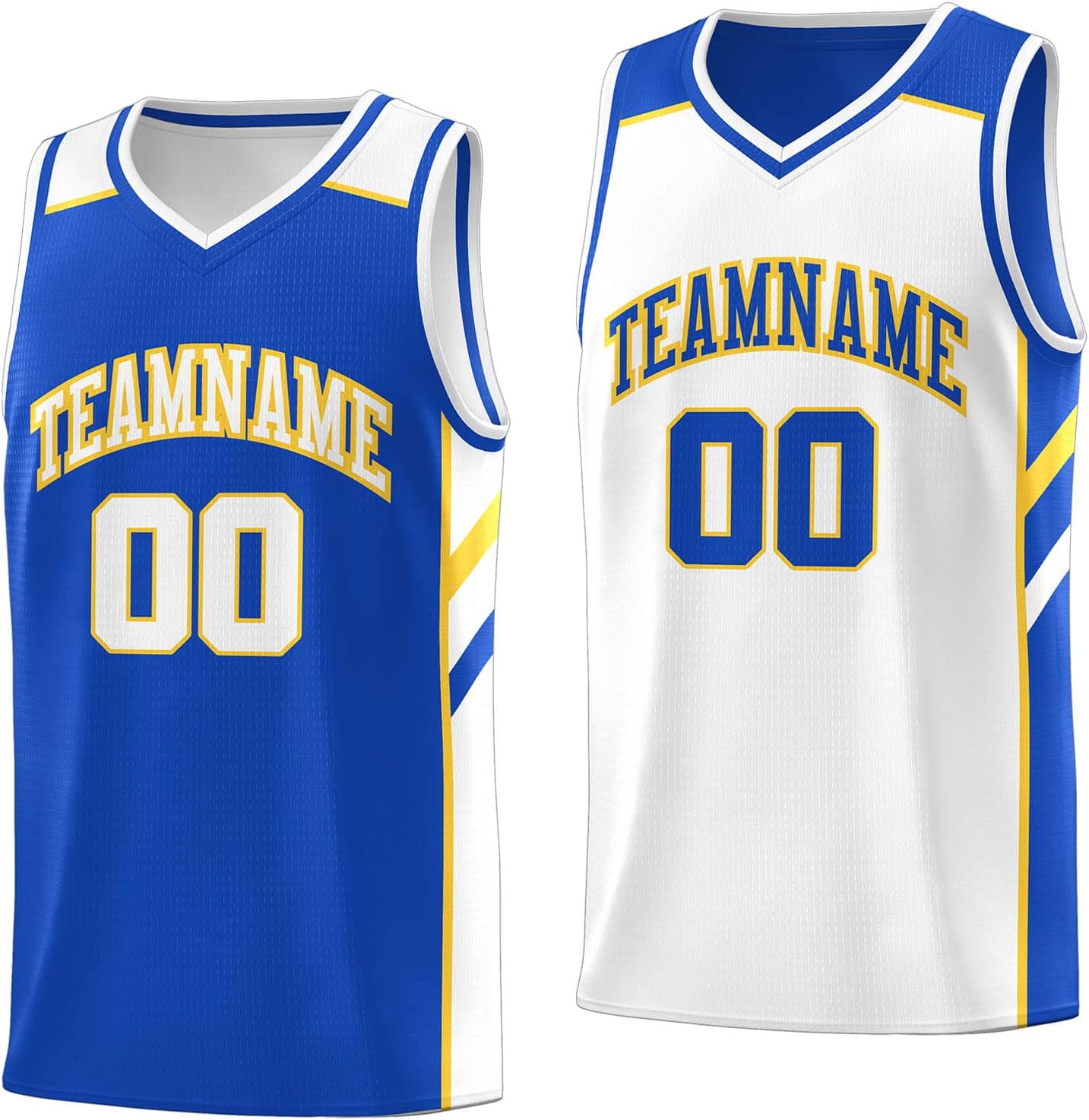 Custom Reversible Basketball Jersey - Personalize Team Uniform Design Your Own Name & Number for Men/Youth - Image 17